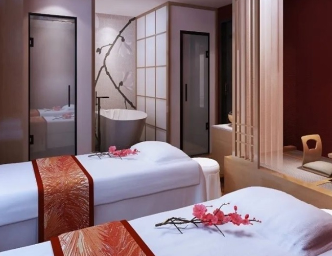 武汉江岸高端会所桑拿环境展示（九）快乐驿站，体验水疗